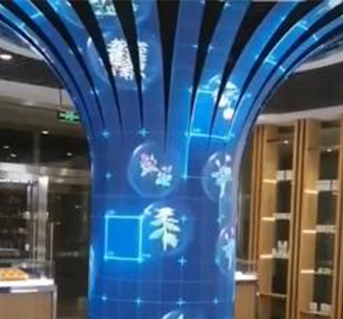 柔性室內LED顯示屏主要特點和場景應用